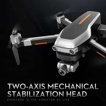L109 Pro Drone 4K Profesionalus GPS Quadcopter su Kamera HD FPV 2-Ašis Gimbal Brushless Variklio 1200m RC Dron VS F11 Pro