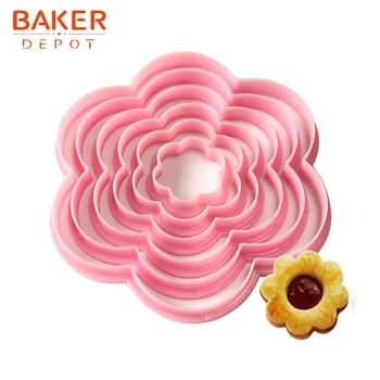 širdies plastikinių kepimo formą 6vnt star slapukus cutter formų Sausainių tortas, bandelės Formos tortas dekoravimo priemonė 