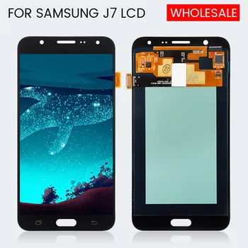 Nemokamas Pristatymas J7 Ekrano Pakeitimas Samsung Galaxy J700 Lcd J700M Su Jutiklinio Ekrano skaitmeninis keitiklis Asamblėja