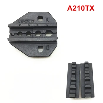 Užspaudimo die set A210TX ne izoliuotieji kabelių antgaliai nuorodos terminalo 22-10AWG 2,4,6,10mm2