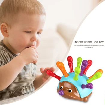 Mokymo Dėmesio skiriama vaiko smulkiosios motorikos Rankų judesių Koordinavimą Kovoti Įdėta Ežys Kūdikių Švietimo Žaislas
