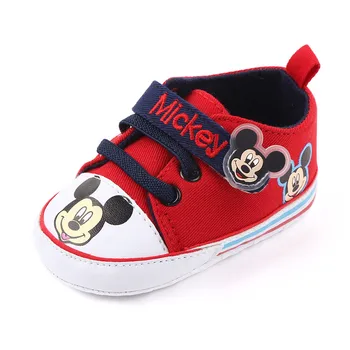 Disney Mickey Mouse Kūdikių Sportbačiai Naujagimių Minkštas Lopšelio Mielas Kūdikis, Mergaitė Berniukų Batai Mados Kūdikis Pirmą Vaikštynės Kūdikiams Tenisas