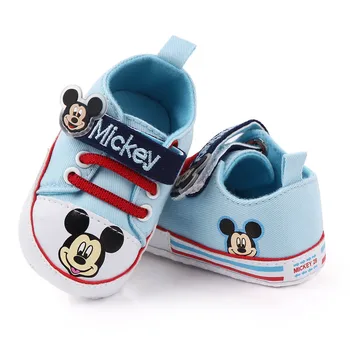 Disney Mickey Mouse Kūdikių Sportbačiai Naujagimių Minkštas Lopšelio Mielas Kūdikis, Mergaitė Berniukų Batai Mados Kūdikis Pirmą Vaikštynės Kūdikiams Tenisas