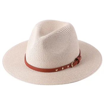 Bucket hat Moterų bžūp kepurės vyrams vasaros šiaudų skrybėlę apsauga nuo saulės, skrybėlės, plačios kraštų moterų derliaus apsaugos mados šiaudų skydelis
