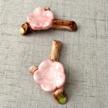Stalo Stovi Suši Japonų Stiliaus Cherry Blossom Lazdelėmis Poilsio Dekoratyvinis Pjaustyti Lazdos Laikiklis Rackceramic