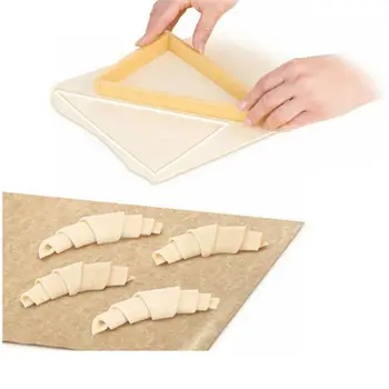 1 VNT. Plastikiniai Croissant Karpymo Duona Linijos Formos Desertas Stamper Roll Maker Kepimo Pyragai, Bandelės, Įrankiai Bakeware Virtuvės Dalykėlių
