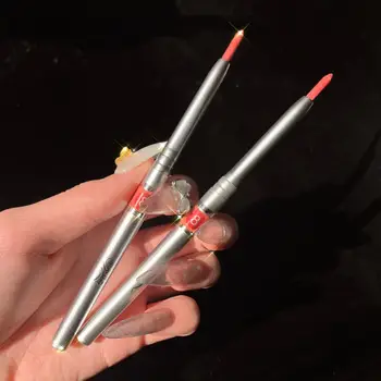 Sexy raudona lūpų linijinės pieštukų lūpų kontūro makiažas, ilgalaikis, vandeniui sklandžiai, šilkiniai automatinė matinis lūpų pen AC358