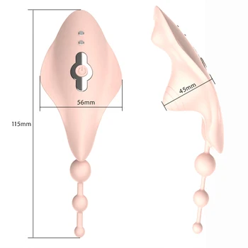 Lytis Nešiojami Panty Vibratorius Nematomas Vibracija, Nuotolinio Valdymo Makšties Klitorio Stimuliacija Analinio Sekso Žaislai Moterims, Masturbator