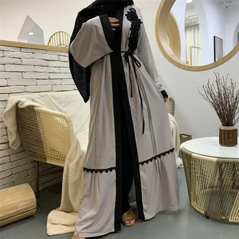 Musulmonų Suknelė Moteris Moteriška Didelis Ilgas Arabų, Artimųjų Rytų Abaja Rūbeliai Jilbab Kaftan Dubajus Suknelė Mados Nauja Rudens Žiemos Spausdinti Storio