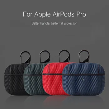 Už AirPods Pro 1 Ir 2 Atveju, Ausinių Atveju Vandeniui Nailono Apsauginis Dangtelis Apple Air Ankštys 2 1 