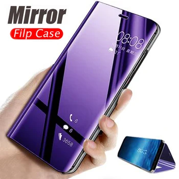 Smart Veidrodis, Flip Case For Samsung Galaxy A90 A80 A70 A50 A60 A40 A30 A20 A9 A10 Star Valstybinė Pro Lite A8S A6S A920 A7 Telefono Dangtelį