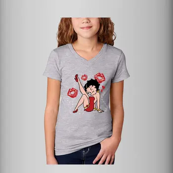 Betty Boop Geležies Pleistrai Lipdukai Drabužių Pleistrai Juostelėmis Ant Drabužių Šilumos Perdavimo Lipdukas T-Shirt Lipdukas 