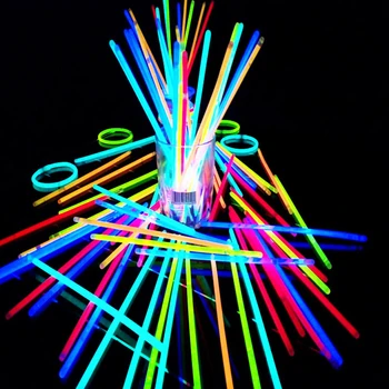 Šalis, Fluorescencinė Šviesa Švyti Lazdos Apyrankės, Karoliai Neon Už Vestuves Švyti Lazdos Ryškiai Spalvoti Glow Stick