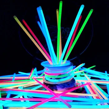 Šalis, Fluorescencinė Šviesa Švyti Lazdos Apyrankės, Karoliai Neon Už Vestuves Švyti Lazdos Ryškiai Spalvoti Glow Stick