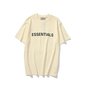 Negabaritinių Essentials Marškinėliai 1:1 Vyrų ir Moterų Essentials 
