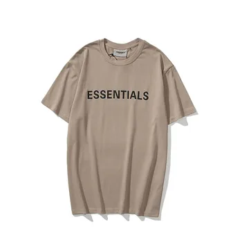 Negabaritinių Essentials Marškinėliai 1:1 Vyrų ir Moterų Essentials 