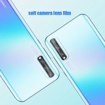4IN1 raštas stiklo Huawei Mate 30 20 10 Lite ekrano apsaugos Huawei Y9 Y7 Y5 Y6 Y6S Premjero 2019 stiklo fotoaparato objektyvą filmas
