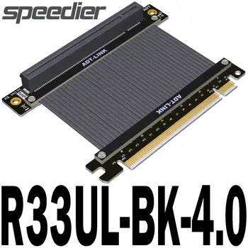Didelės Spartos PCIe 4.0 x16 Stove Kabelis RTX3090 PC Grafika Kortelės ETH Kasybos PCI-e 16x Vertikalus Vertikaliai Lankstus 4.0 ilgiklis