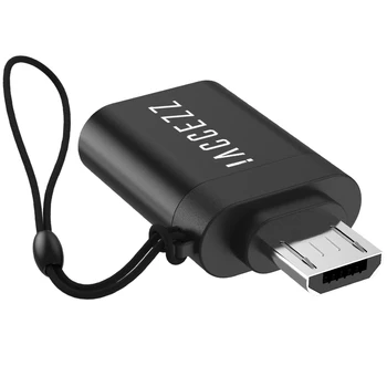 !ACCEZZ Mini USB OTG Adapterio moterį, Micro USB, Adapteris, Skirtas 