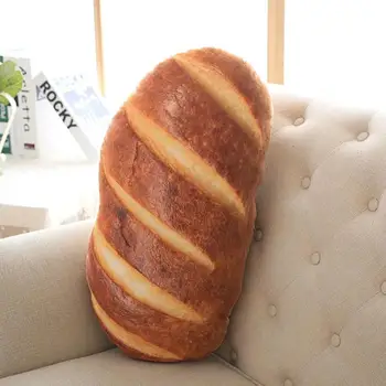 20/30/40CM 3D Modeliavimas Duona Tipas Pliušinis Mesti Pagalvę galima Skalbti Vaikams Simulational Pliušinis Duona Mėsainiai Formos Juokinga Pagalvę Karšto