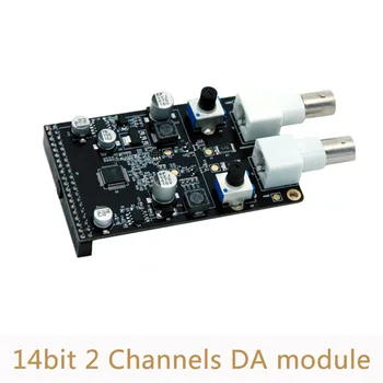 14bit 125MSPS Skaitmeninio į Analoginį Modulis 2 Kanalų AD9767 DA Moduliu, FPGA Plėtros Taryba XL010