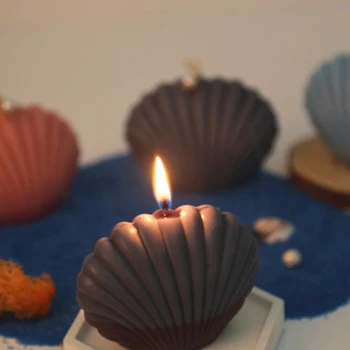 Žvakė Pelėsių Plastiko Aromatizuoti Žvakės Pelėsių Seashell Šukutės Shell 