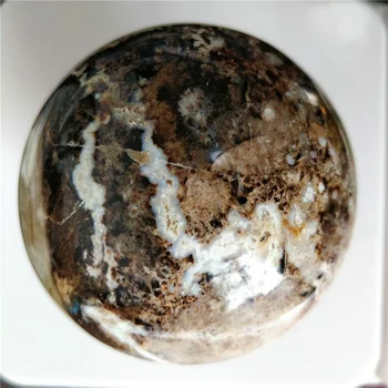 Natūrali Juoda Opal Srityje Meditacijos Akmuo Kamuolys Meno Kolekcija, Dryžuotas Mineralinis