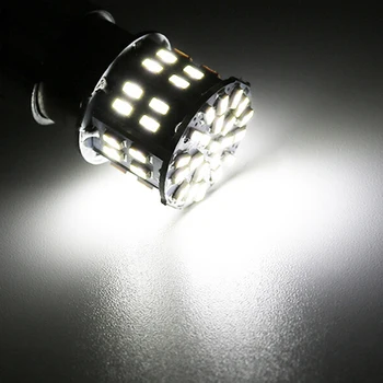 4pcs 1156 BA15S 50SMD 3014 LED Lemputės Pakeitimas Automobilio Salono RV Kemperis Šviesos Auto Lempos