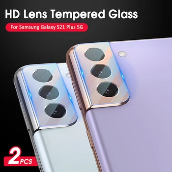 2in1 Fotoaparato Objektyvą Screen Protector For Samsung S21 Ultra S20 S21 Plius 5G S20 FE Grūdintas Stiklas Samsung Galaxy S20 S21 Plius 5G