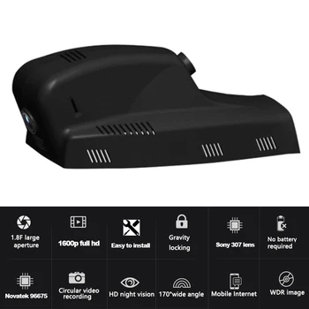 HD 2K Plug and play Automobilių DVR Vaizdo įrašymo Brūkšnys Cam Kamera, skirta BMW 3 5 7 serijos E90 E91 E92 E93 X3 E83 X5 E70 