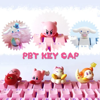 1pc Asmeninį stereo Keycap Anime Mechaninė Klaviatūra, Žaidimų Apdailos Pbt Klaviatūra Dovanų Priskirtą Klavišą caps