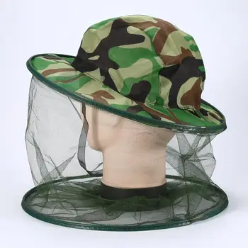 Naujas Uodų, Vabzdžių Mašalų Akies Galvos skrybėlę Veido apsaugos Kempingas Kamufliažas Bitininkystės Anti-uodų, Bičių Klaidą Skrybėlę Galvos Grynasis