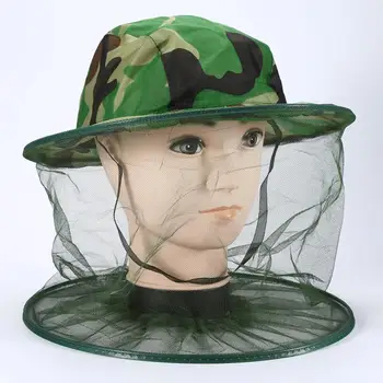Naujas Uodų, Vabzdžių Mašalų Akies Galvos skrybėlę Veido apsaugos Kempingas Kamufliažas Bitininkystės Anti-uodų, Bičių Klaidą Skrybėlę Galvos Grynasis
