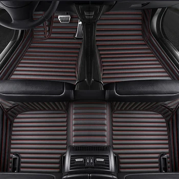 Custom 5 Sėdynės automobilio grindų kilimėlis toyota camry corolla Highlander 4 Runner Yaris 2000 - 2020 m. automobilių aksesuarų, kilimų alfombra