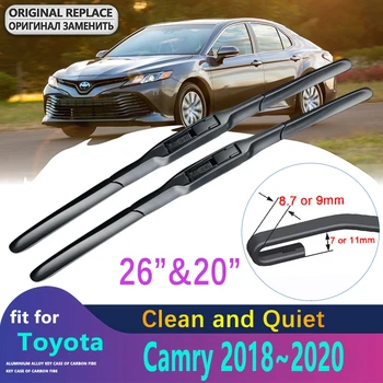 Priekiniai Valytuvai Toyota Camry 70 XV70 2018 2019 2020 Reikmenys, Auto Stiklo Valytuvų, Švarus Eksterjero Detales Prekes
