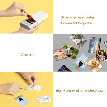 Xiaomi mijia AR Spausdintuvo 313x400 dpi Nešiojamų Nuotrauka Mini Pocket Su 