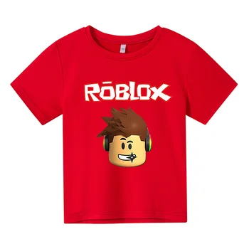 Nauja Vaikų Roblox Cosplay, T-marškinėliai, Megztinis Laisvalaikio Mada Vaikams Mergaitėms Viršūnes Kalėdų Dovana 2021 M. Vasaros Drabužių Vaikams be