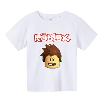 Nauja Vaikų Roblox Cosplay, T-marškinėliai, Megztinis Laisvalaikio Mada Vaikams Mergaitėms Viršūnes Kalėdų Dovana 2021 M. Vasaros Drabužių Vaikams be