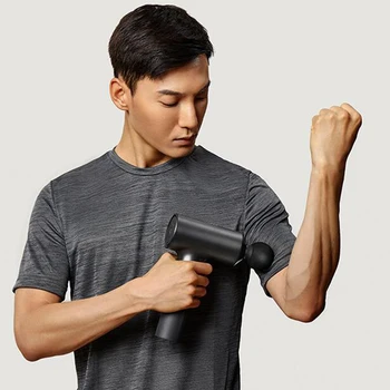 Xiaomi Mijia Masažas Ginklą Elektros Kaklo Massager Smart Fasciją Gun Kūno Masažas Poilsis Treniruoklių Raumenų Skausmo