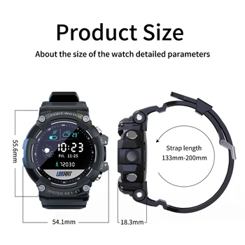Nauja Fitneso Tracker ATAKA 2 Visiškai Jutiklinis Ekranas Smart Watch Vyrų Širdies ritmo Monitorius 