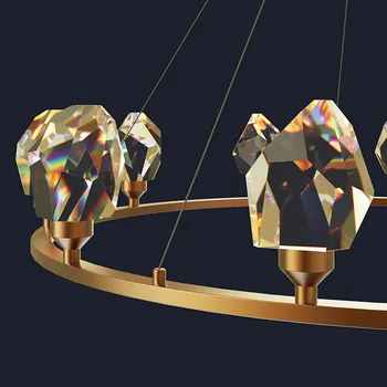 Šiuolaikinės Aukštos Kokybės Crystal Crown Liustra Prabanga Kambarį Valgomasis, Miegamasis Kambarys Šviesos Interjero Dekoratyvinis Apšvietimas, Lempos