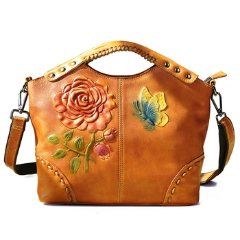 Gėlių Įspausti Nekilnojamojo ODOS Garsaus Prekės ženklo Prabanga Ponios Didelių Shopper rankinė, Pečių maišą Moterys Dizaineris moterų Big Nešti maišą 6640