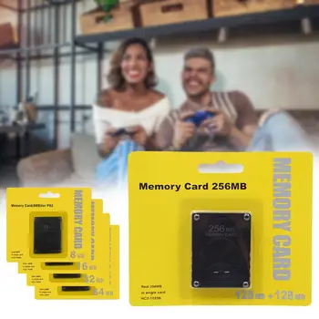 1pcs 8MB 16 MB 64MB 32MB 128MB 256MB Megabaitų Atminties Kortų Žaidimas Atminties Sony PS2 PlayStation 2 Slim Žaidimų Duomenis Konsolės