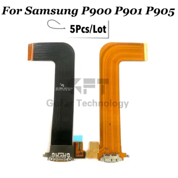 5vnt USB Įkrovimas, Doko Jungtis baterijos Uosto Lizdas Jack Plug Flex Kabelis Samsung Galaxy Note Pro 12.2 P900 P901 P905 SM-P900