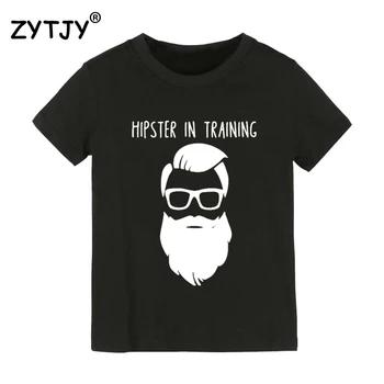 Hipster Mokymo ūsai Vaikai marškinėlius Berniukui, Mergina marškinėliai Vaikams, Vaikiška Drabužius Juokinga Tumblr Viršuje Tees Lašas Laivas CZ-88