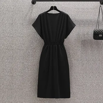 M-4XL dydžio temperamentas suknelė prarasti spausdinti susiuvimo suknelė moterims 2021 m. vasaros mados moteriški drabužiai