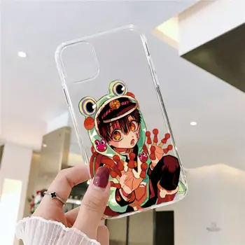 Anime Tualetas Privalo Hanako Kun Telefono dėklas Skirtas iphone 12 11 8 7 6 s 6 5 5s 5c se plus x mini xs xr pro max Skaidri minkšta