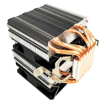 SNIEGO 4PIN Temperatūros Kontrolės CPU Aušintuvas,6 Vario Vamzdis Išjungti Dual Ventiliatorius, CPU Aušintuvas,Tinka AMD Universalus Aušintuvas