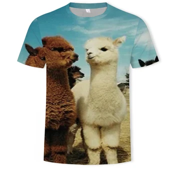 2021 naujas vasaros vyriški marškinėliai trumpomis rankovėmis mados jaunimo 3D gyvūnų spausdinimo vyriški drabužiai Per dydžio vyriški T-shirt-hop xxs-6xl