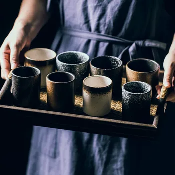 Japonijos Senovinių Keramikos Arbatos Puodelio Rupi Keramikos Teacup Meistras Arbatos Dubenėlį Kinijos Kung Fu Arbatos Rinkinys Drinkware Teaware Dekoro MJ709